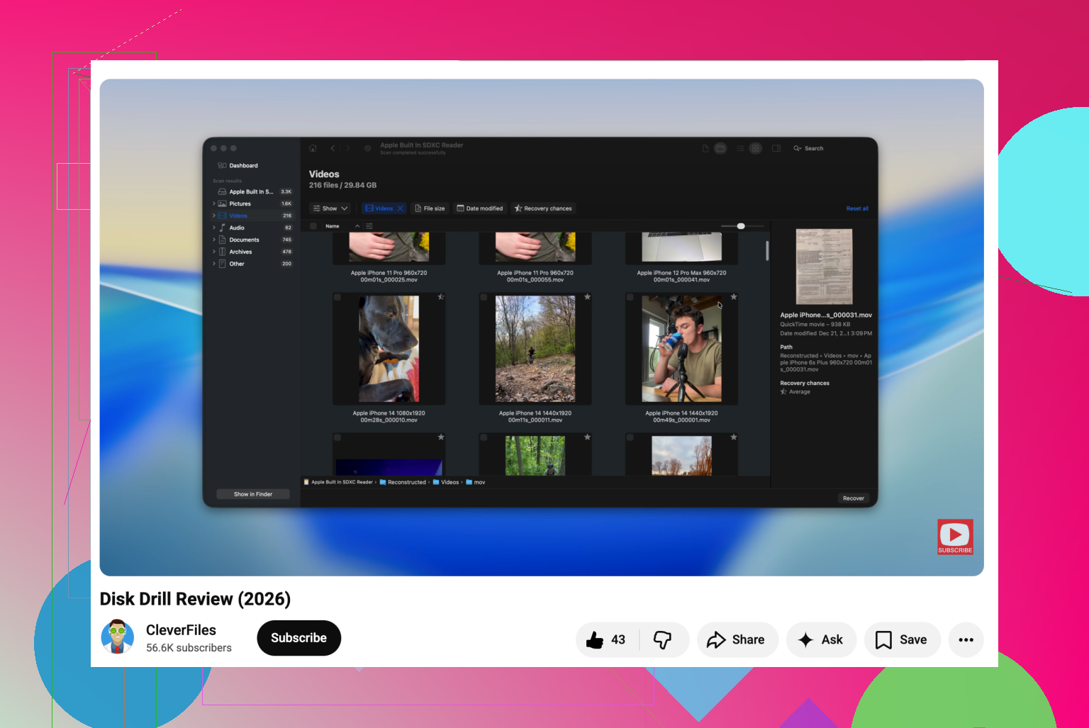 Alguém pode recomendar um software gratuito de recuperação de fotos antes que eu pague?